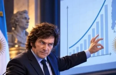 Insólito: Milei se comparó con Sarmiento y compartió mapas de Argentina sin las Malvinas