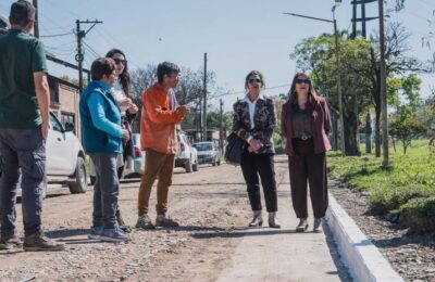 El barrio Tiro Federal Argentino suma mejoras con nuevas obras