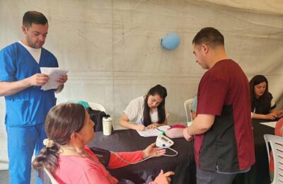 Salud que llega al barrio: el Hospital Móvil ya superó las 2.000 dosis de vacunas aplicadas