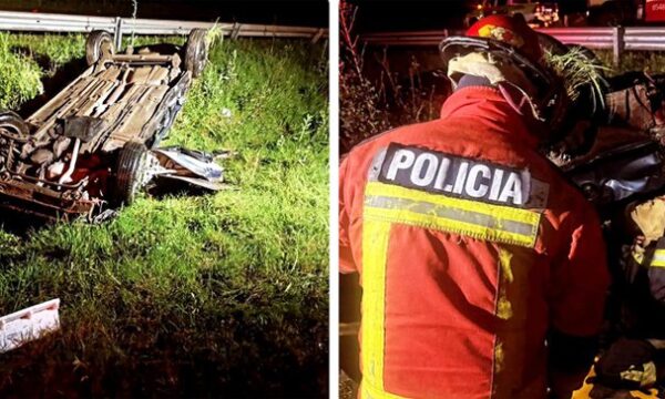 Tragedia en la ruta 9: un muerto y un herido tras un vuelco letal